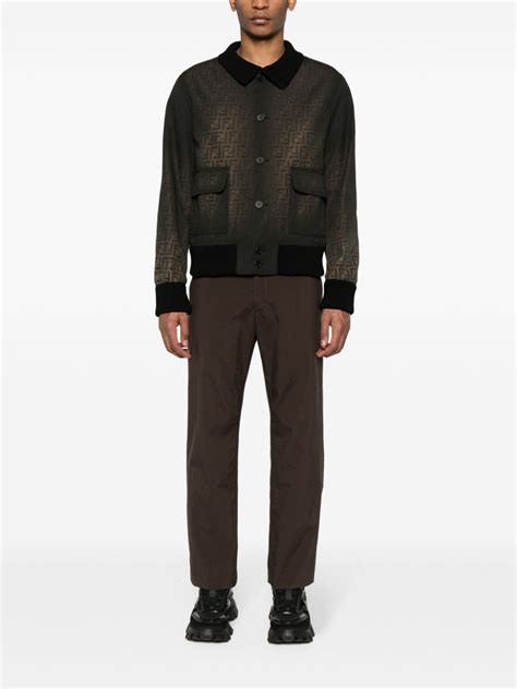 bomber fendi|FENDI FF Eclissi Bomber Jacket .